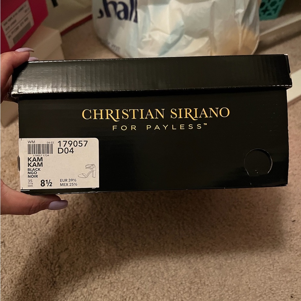 Christian Siriano Elegant Black Footwear